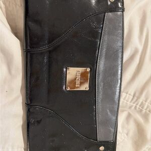 Miche Black Leather Clutch Cover